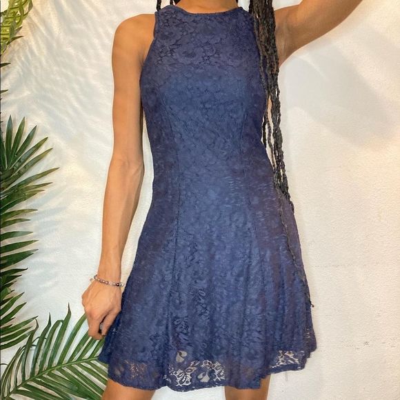 Speechless Lace Mini Dress + Pockets - Picture 2 of 10